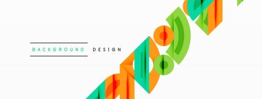 Soyut geometrik arkaplan şekilleri modern ve simetrik bir model oluşturur. Kalın kontrast, pürüzsüz gradyanlar, dinamik kompozisyon, fütüristik stil