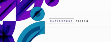 Soyut geometrik arkaplan şekilleri modern ve simetrik bir model oluşturur. Kalın kontrast, pürüzsüz gradyanlar, dinamik kompozisyon, fütüristik stil