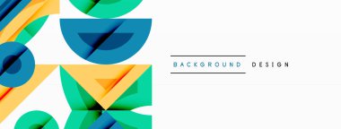 Soyut geometrik arkaplan şekilleri modern ve simetrik bir model oluşturur. Kalın kontrast, pürüzsüz gradyanlar, dinamik kompozisyon, fütüristik stil