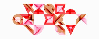 Çemberler soyut arkaplan çizgilerini kareler