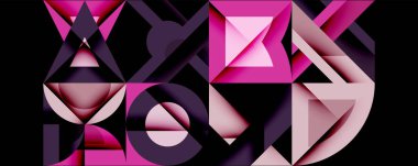 Çemberler soyut arkaplan çizgilerini kareler