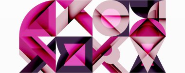 Çemberler soyut arkaplan çizgilerini kareler