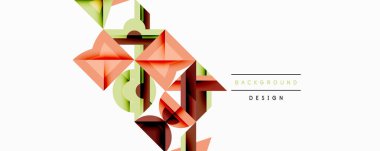 Çemberler soyut arkaplan çizgilerini kareler