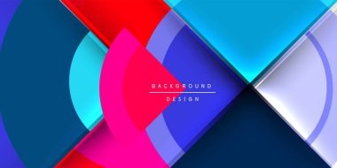 Çember ve yarım daire geometrik arka plan. Duvar Kağıdı, Sancak, Arkaplan, Kart, Kitap İllüstrasyonu, İniş Sayfası