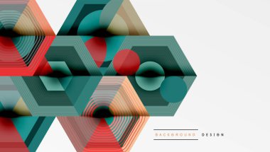 Altıgenler, elmas desenleri. Geometrik tekrarlayan altıgen arkaplan