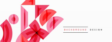 Soyut geometrik arkaplan şekilleri modern ve simetrik bir model oluşturur. Kalın kontrast, pürüzsüz gradyanlar, dinamik kompozisyon, fütüristik stil