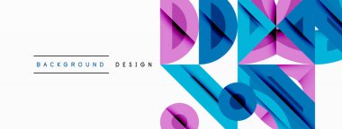 Soyut geometrik arkaplan şekilleri modern ve simetrik bir model oluşturur. Kalın kontrast, pürüzsüz gradyanlar, dinamik kompozisyon, fütüristik stil