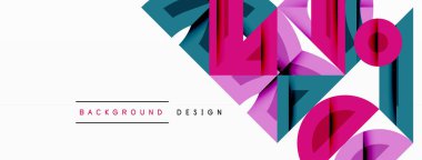 Dairesel ve yuvarlak elementlerin yer aldığı soyut geometrik arkaplan. Kalın kontrast, pürüzsüz gradyanlar, dinamik kompozisyon, fütüristik stil