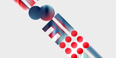 Basit şekiller - daireler, üçgenler, dikdörtgenler soyut arka plan. Duvar Kağıdı, Sancak, Arkaplan, Kart, Kitap İllüstrasyonu, İniş Sayfası