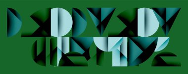 Minimum geometrik soyut arkaplan. Çember kare ve üçgen tasarımı