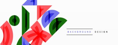 Dairesel ve yuvarlak elementlerin yer aldığı soyut geometrik arkaplan. Kalın kontrast, pürüzsüz gradyanlar, dinamik kompozisyon, fütüristik stil