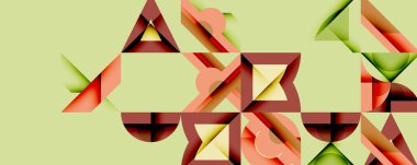 Çemberler soyut arkaplan çizgilerini kareler