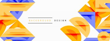 Soyut geometrik arkaplan şekilleri modern ve simetrik bir model oluşturur. Kalın kontrast, pürüzsüz gradyanlar, dinamik kompozisyon, fütüristik stil