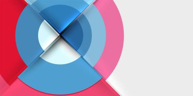 Çember ve yarım daire geometrik arka plan. Duvar Kağıdı, Sancak, Arkaplan, Kart, Kitap İllüstrasyonu, İniş Sayfası