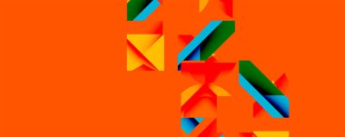 Birleştirilmiş açısal ve eğri şekilli soyut geometrik çizimler, pürüzsüz eğimli dinamik bileşimler ve kalın karşıtlıklar