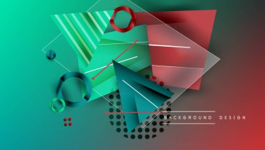 Yaratıcı üçgenler ve daireler bileşimi