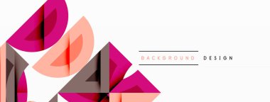 Soyut geometrik arkaplan şekilleri modern ve simetrik bir model oluşturur. Kalın kontrast, pürüzsüz gradyanlar, dinamik kompozisyon, fütüristik stil