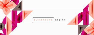 Dairesel ve yuvarlak elementlerin yer aldığı soyut geometrik arkaplan. Kalın kontrast, pürüzsüz gradyanlar, dinamik kompozisyon, fütüristik stil