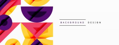 Soyut geometrik arkaplan şekilleri modern ve simetrik bir model oluşturur. Kalın kontrast, pürüzsüz gradyanlar, dinamik kompozisyon, fütüristik stil