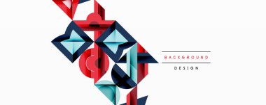 Çemberler soyut arkaplan çizgilerini kareler