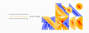 Soyut geometrik arkaplan şekilleri modern ve simetrik bir model oluşturur. Kalın kontrast, pürüzsüz gradyanlar, dinamik kompozisyon, fütüristik stil