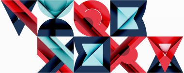 Çemberler soyut arkaplan çizgilerini kareler