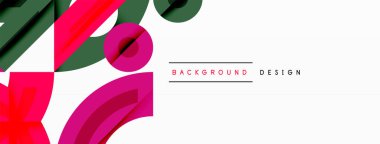 Soyut geometrik arkaplan şekilleri modern ve simetrik bir model oluşturur. Kalın kontrast, pürüzsüz gradyanlar, dinamik kompozisyon, fütüristik stil