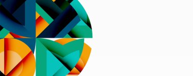 Birleştirilmiş açısal ve eğri şekilli soyut geometrik çizimler, pürüzsüz eğimli dinamik bileşimler ve kalın karşıtlıklar