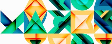 Çemberler soyut arkaplan çizgilerini kareler