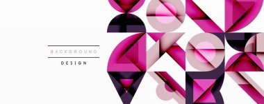 Çemberler soyut arkaplan çizgilerini kareler