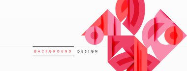 Soyut geometrik arkaplan şekilleri modern ve simetrik bir model oluşturur. Kalın kontrast, pürüzsüz gradyanlar, dinamik kompozisyon, fütüristik stil