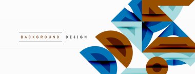 Soyut geometrik arkaplan şekilleri modern ve simetrik bir model oluşturur. Kalın kontrast, pürüzsüz gradyanlar, dinamik kompozisyon, fütüristik stil