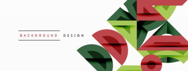 Soyut geometrik arkaplan şekilleri modern ve simetrik bir model oluşturur. Kalın kontrast, pürüzsüz gradyanlar, dinamik kompozisyon, fütüristik stil