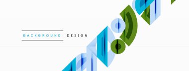 Dairesel ve yuvarlak elementlerin yer aldığı soyut geometrik arkaplan. Kalın kontrast, pürüzsüz gradyanlar, dinamik kompozisyon, fütüristik stil