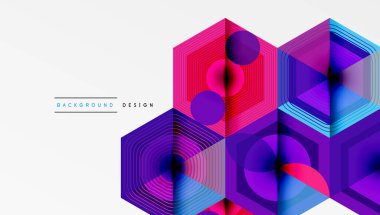 Altıgenler, elmas desenleri. Geometrik tekrarlayan altıgen arkaplan