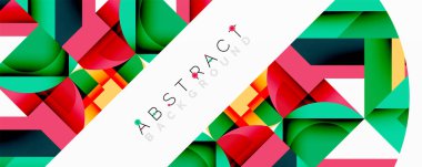 Birleştirilmiş açısal ve eğri şekilli soyut geometrik çizimler, pürüzsüz eğimli dinamik bileşimler ve kalın karşıtlıklar