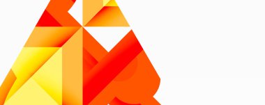 Birbirine kenetlenmiş dairesel ve açısal şekillerle soyut geometrik bileşim, pürüzsüz gradyanlar ve beyaz arkaplan üzerinde keskin karşıtlıklar