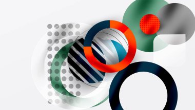 Soyut arkaplan - pürüzsüz eğimleri ve şeffaflığı olan katmanlı geometrik şekiller