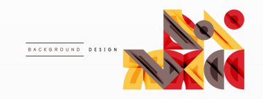 Soyut geometrik arkaplan şekilleri modern ve simetrik bir model oluşturur. Kalın kontrast, pürüzsüz gradyanlar, dinamik kompozisyon, fütüristik stil