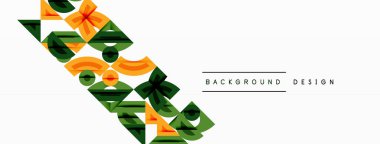 Dairesel ve yuvarlak elementlerin yer aldığı soyut geometrik arkaplan. Kalın kontrast, pürüzsüz gradyanlar, dinamik kompozisyon, fütüristik stil