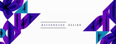 Soyut geometrik arkaplan şekilleri modern ve simetrik bir model oluşturur. Kalın kontrast, pürüzsüz gradyanlar, dinamik kompozisyon, fütüristik stil