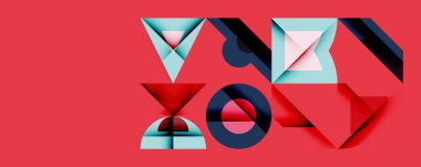 Çemberler soyut arkaplan çizgilerini kareler