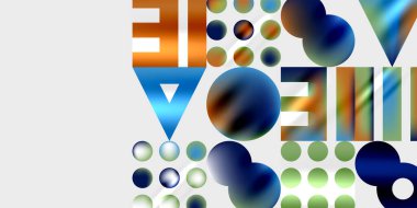 Üçgenler, daireler, kareler, dikdörtgenler. Duvar Kağıdı, Sancak, Arkaplan, Kart, Kitap İllüstrasyonu, İniş Sayfası