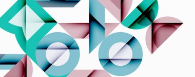 Çemberler soyut arkaplan çizgilerini kareler