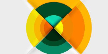 Çember ve yarım daire geometrik arka plan. Duvar Kağıdı, Sancak, Arkaplan, Kart, Kitap İllüstrasyonu, İniş Sayfası