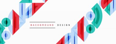 Soyut geometrik arkaplan şekilleri modern ve simetrik bir model oluşturur. Kalın kontrast, pürüzsüz gradyanlar, dinamik kompozisyon, fütüristik stil