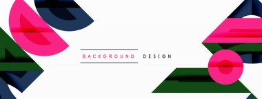 Soyut geometrik arkaplan şekilleri modern ve simetrik bir model oluşturur. Kalın kontrast, pürüzsüz gradyanlar, dinamik kompozisyon, fütüristik stil