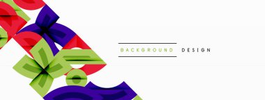 Dairesel ve yuvarlak elementlerin yer aldığı soyut geometrik arkaplan. Kalın kontrast, pürüzsüz gradyanlar, dinamik kompozisyon, fütüristik stil