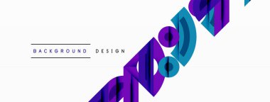 Soyut geometrik arkaplan şekilleri modern ve simetrik bir model oluşturur. Kalın kontrast, pürüzsüz gradyanlar, dinamik kompozisyon, fütüristik stil