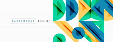 Soyut geometrik arkaplan şekilleri modern ve simetrik bir model oluşturur. Kalın kontrast, pürüzsüz gradyanlar, dinamik kompozisyon, fütüristik stil